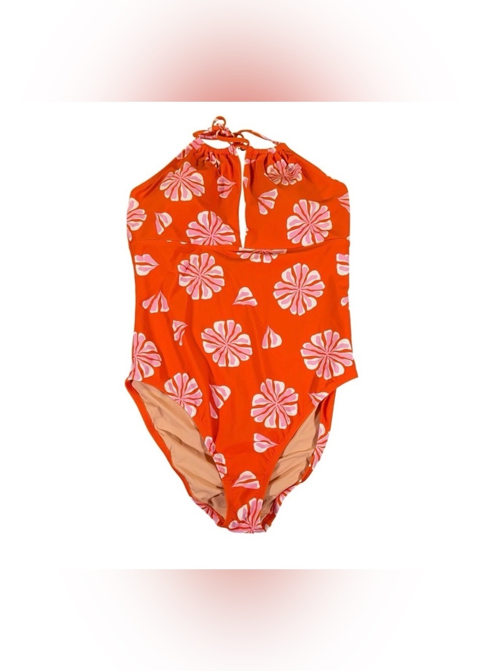 NWT J CREW HALTER ONE PIECE CHLORINE RESISTANT BATHING SUIT - Picture 2 of 7